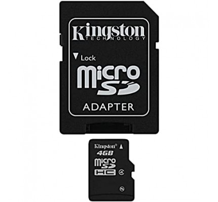 Карта памяти 4GB SD Kingston Class 4 (SDHC/4GB) / 7466