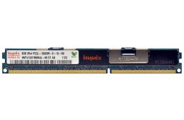 Серверная оперативная память Hynix 8GB DDR3 2Rx4 PC3L-10600R HS LP (HMT41GV7BMR4A-H9) / 7664