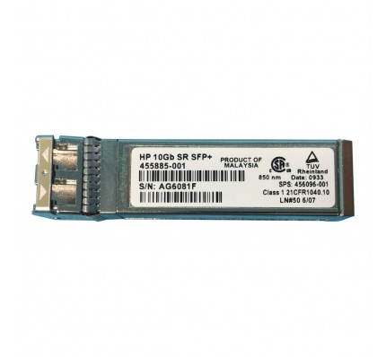 Модуль HP 10GBASE-SR SFP+ Optical Transceiver 455885-001, 456096-001
