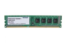 Оперативная память Patriot DDR3 4Gb 1Rx8 PC3-12800U (PSD34G160081) / 8308