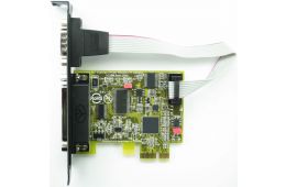 Модуль розширення Axxon PCI Express (PCIe) 1S RS232 & 1P EPP1.7 / ECP Serial / Parallel Card Adapter (LF769KB) / 8661