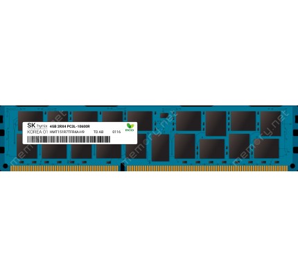 Серверная оперативная память Hynix 4GB DDR3 2Rx4 PC3L-10600R HS (HMT151R7TFR4A-H9) / 8708