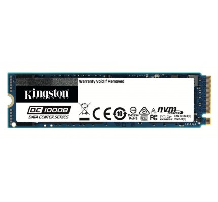 Накопитель SSD Kingston 480GB DC1000B NVMe PCIe 3.0 4x 2280 M.2 (SEDC1000BM8/480G)