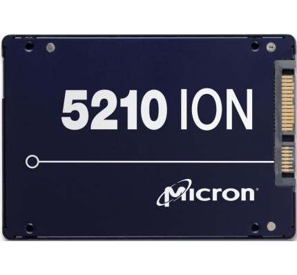 Накопитель SSD Micron 1.92TB 5210 ION Enterprise SSD, 2.5” 7mm, SATA 6 Gb/s, Random Read/Write IOPS 70K/13K (MTFDDAK1T9QDE-2AV1ZABYY)