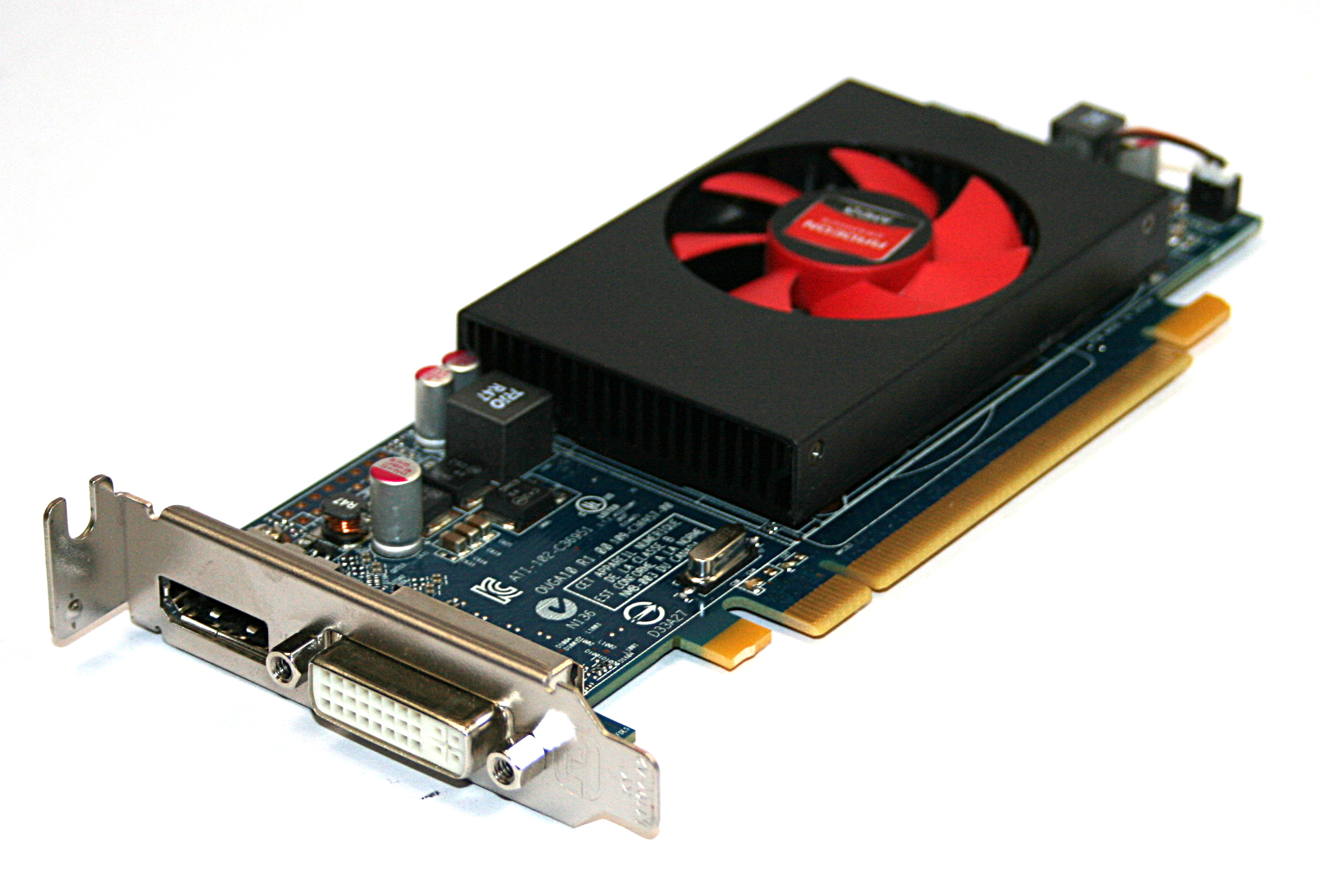 Видеокарта БУ DELL AMD ATI Radeon HD8490 1GB PCI-E Graphics Card (7W12P ...