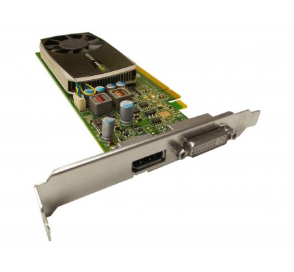 Видеокарта БУ DELL NVIDIA QUADRO 600 1GB DDR3 PCI-EX16 DP DVI (5YGHK) / 10936