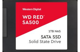SSD накопичувач WESTERN DIGITAL Red | 1TB | SATA 3.0 | Write 530 MBytes / sec | Read 560 MBytes / sec | 2,5 "| MTBF 2000000 hours | WDS100T1R0A