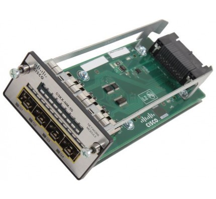 Cisco модуль 4 порта 1G (SFP), для коммутаторов Cisco 3750X/3560X (C3KX-NM-1G) / 11515