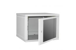 Шкаф серверный подвесной IPCOM 9U 600x600 дверь стекло