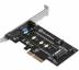 Плата расширения Silver Stone PCIe x4 до SSD m.2 NVMe (SST-ECM21)