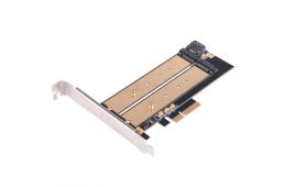 Плата розширення Silver Stone PCIe x4 до SSD m.2 SATA та NVMe (SST-ECM22)