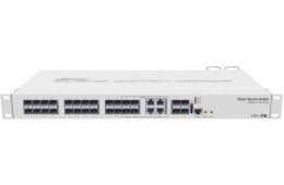 Комутатор MikroTik Cloud Router Switch CRS328-4C-20S-4S + RM