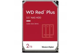 Жесткий диск WD Red Plus 3.5'', 2TB, 128MB, 5400 RPM, SATA 6 Gb/s (WD20EFZX)