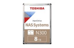 Жесткий диск Toshiba 8TB N300 3.5'' 7200RPM, 256MB, SATA 6Gb/s (HDWG480UZSVA)