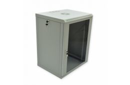 Шкаф CMS 15U, 600х500х773 мм (Ш * Г * В), економ, акриловое стекло, серый