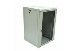 Шкаф CMS 18U, 600х600х907 мм (Ш * Г * В), економ, акриловое стекло, серый