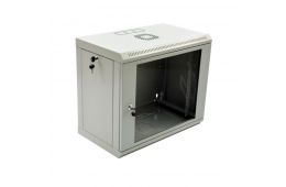Шкаф CMS 9U, 600х350х507 мм (Ш * Г * В), економ, акриловое стекло, серый