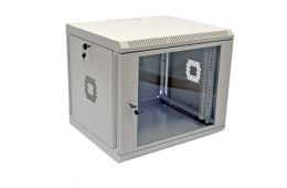 Шкаф CMS 9U, 600х500х507, акриловое стекло, серый (UA-MGSWA95G)