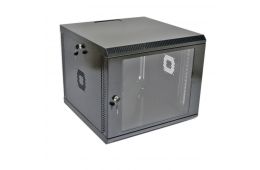 Шкаф 9U, 600х600х507 мм (Ш*Г*В), акриловое стекло, черный