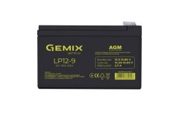 Акумулятор до ДБЖ Gemix 12В 9 Ач (LP12-9)