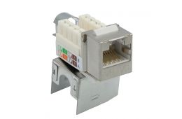 Модуль EPNew KeyStone RJ45 FTP, кат. 6А, 110, Slim, W - 17.3 мм (GKTVM-F0MTZ)