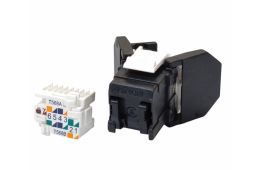 Модуль Corning Keystone UTP RJ45 кат. 6, черный (FQ100031266)