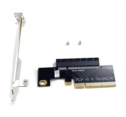 Адаптер — переходник PCIe X8 Riser card for HP HPE FlexibleLOM v2 331FLR 530FLR 366FLR 560FLR 561FLR 544FLR with bracket