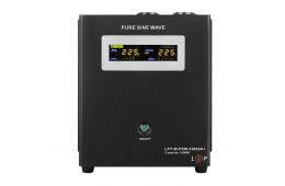 ДБЖ LogicPower LPY-W-PSW-2500VA+(1800Вт)10A/20A, Lin.int., AVR, 2 x євро, USB, LCD, метал