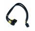 Кабель GPU 8pin to 6+8pin PCI-Express GPU Power Supply Cable For HP ML350P G8 Gen8 30cm