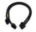 Кабель GPU DELL 10pin to 6+8pin PCI-Express GPU Power Supply Cable 60см