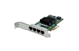 Сетевой адаптер DELL [4 x 1Gb RJ45] PCIe x4 Intel I350-T4 Ethernet Adapter (T34F4, THGMP, 0NWK2) / 20325