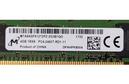 Оперативная память Micron 4GB DDR4 1Rx8 PC4-2400T-R(MTA9ASF51272PZ-2G3B1QG)