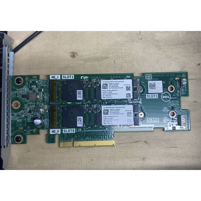 Контроллер Dell BOSS M.2 [Gen14] (0M7W47) + 2шт 240GB SSD MLC M.2 (0919J9)