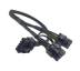 Кабель GPU відеокарти 8pin to 8pin+8pin PCI-Express GPU Power Supply Cable For HP ML350 Gen9 30cm