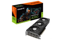 Видеокарта GIGABYTE GeForce RTX4060 8Gb GAMING OC (GV-N4060GAMING OC-8GD)