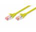 Патч-корд 0.5м, CAT 6 S-FTP, AWG 27/7, LSZH, yellow Digitus (DK-1644-005/Y)