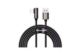 Дата кабель USB 2.0 AM to Lightning 2.0m CALCS 2.4A 90 Legend Series Elbow Black Baseus (CALCS-A01)