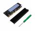 Адаптер NVMe M2 Adapter M.2 M Key 2230 2242 2260 2280 SSD to PCI-e 3.0 Converter Card Support PCIE X4 X8 X16 / 21979