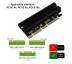 Адаптер NVMe M2 Adapter M.2 M Key 2230 2242 2260 2280 SSD to PCI-e 3.0 Converter Card Support PCIE X4 X8 X16 / 21979