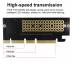 Адаптер NVMe M2 Adapter M.2 M Key 2230 2242 2260 2280 SSD to PCI-e 3.0 Converter Card Support PCIE X4 X8 X16 / 21979
