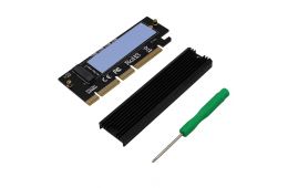 Адаптер NVMe M2 Adapter M.2 M Key 2230 2242 2260 2280 SSD to PCI-e 3.0 Converter Card Support PCIE X4 X8 X16