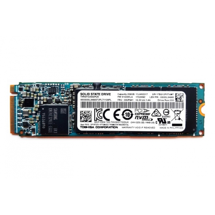 Накопитель SSD Toshiba [256GB M.2 NVMe] (KXG5AZNV256G) / 22379