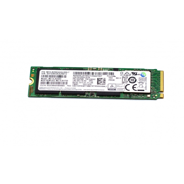 НакопительSSD Samsung [256GB M.2 NVMe] MZ-VLB2560 (MZVLB256HAHQ-000L7 / MZVLB256HAHQ-000H1) / 22380