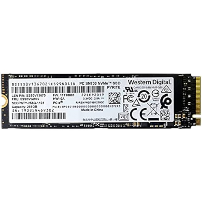 Накопичувач SSD Western Digital [256GB M.2 NVMe] SN720 256GB NVMe PCIe M.2 (SDBPNTY-256G-1012 / H22WD) / 22393