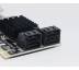 Контролер HDD 4 port SATA3 Marvell 88SE9215 PCIE to SATA Card PCI-E Adapter PCI Express to SATA3.0 Expansion 6G for SSD HDD
