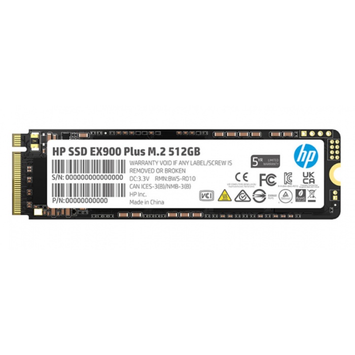 Накопичувач SSD HP [512GB NVMe EX900 Plus M.2 2280] (35M33AA)