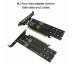 Адаптер NVME [PCIe x16 to 4 х M.2 M-key NVME] Passive With 4pcs Heatsink Card Adapter /23405