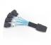 Кабель [Mini SAS SFF-8087 To 4X SATA Male] SATA3 Data Transfer Cable 0.3m (023609)