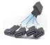 Кабель [Mini SAS SFF-8087 To 4X SATA Male] SATA3 Data Transfer Cable 0.3m (023609)