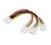 Кабель [4 Pin Molex Male To 3 Port Molex Female] IDE Splitter (023608)